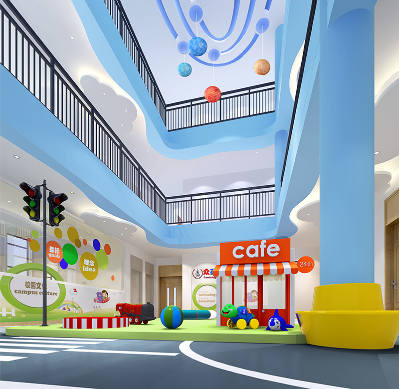 國際雙語幼兒園裝修設(shè)計(jì)效果圖