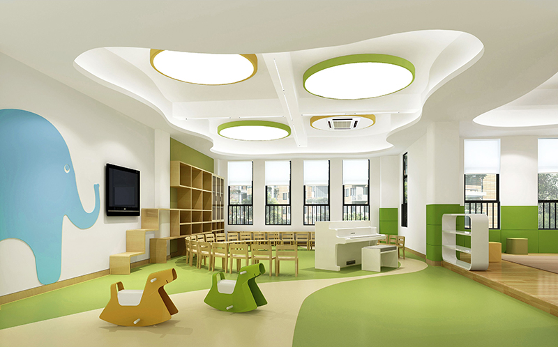 國際雙語幼兒園裝修設(shè)計(jì)效果圖